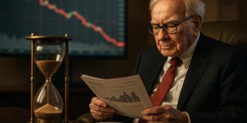 Buffett analiza oportunidades en un mercado volátil con enfoque paciente.