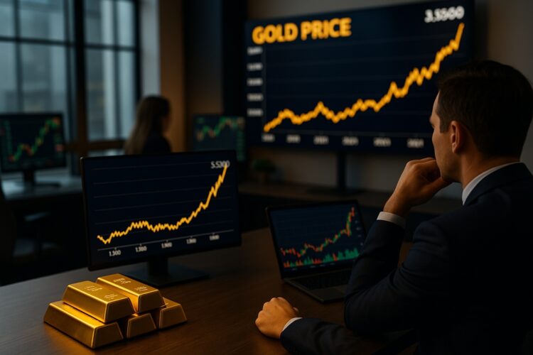 Oro en máximos históricos mientras mercados celebran su rol como refugio ante la incertidumbre.