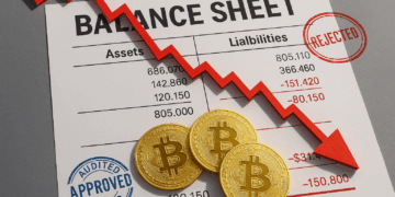 Riesgo de caída en balances corporativos por tenencia de bitcoin