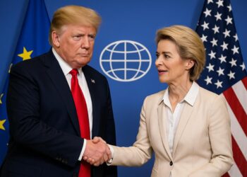 Trump y von der Leyen acuerdan pausa de aranceles entre EE UU y UE.