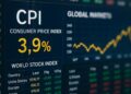 Pantalla de datos financieros muestra IPC 3,9 % y su efecto en mercados globales