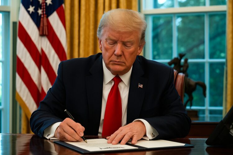 Trump firma órdenes ejecutivas que cambian el mercado financiero y regulan la banca en Estados Unidos