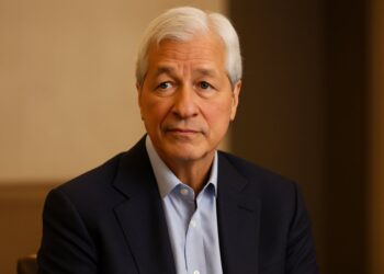 Jamie Dimon, CEO de JPMorgan, durante una conferencia financiera.