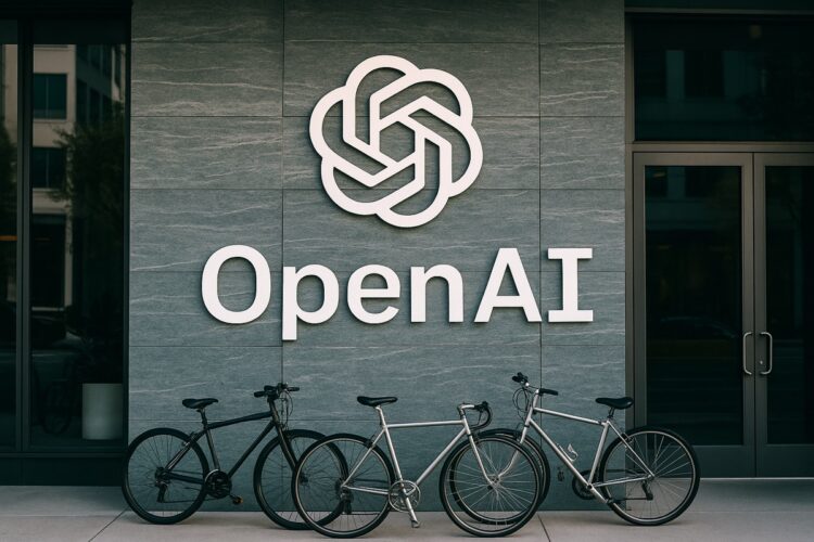 Sede de OpenAI con logo destacado al centro, simbolizando su nueva plataforma laboral