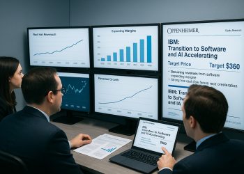 Equipo de Oppenheimer revisa pantallas con crecimiento de Red Hat, márgenes y precio objetivo de 360 dólares