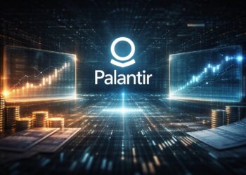 Palantir domina el centro mientras la IA redefine el mercado bursátil global.