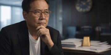 Robert Kiyosaki analiza en oficina financiera un activo con potencial de alza en 2026