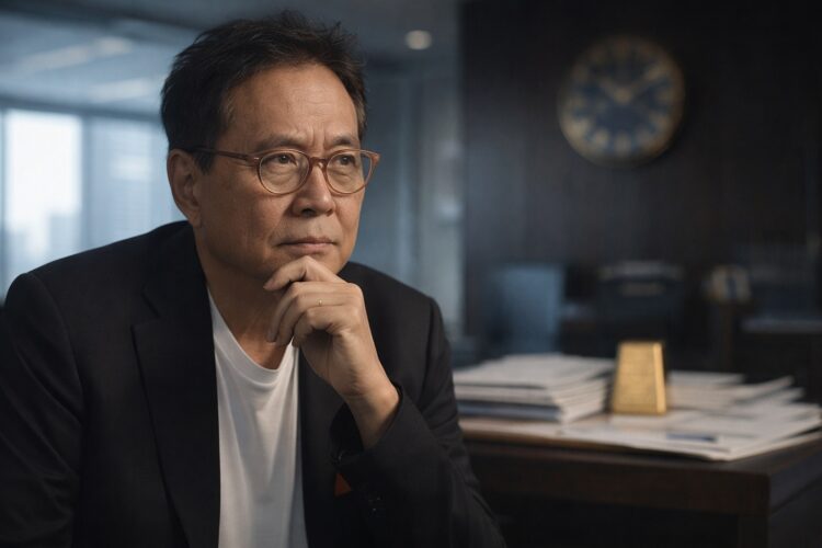 Robert Kiyosaki analiza en oficina financiera un activo con potencial de alza en 2026