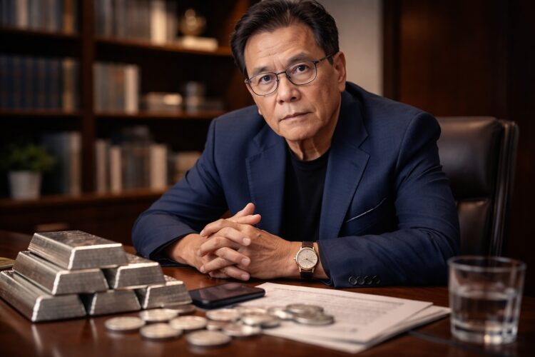 Robert Kiyosaki analiza el futuro de la plata y proyecta un alza histórica hacia 200 dólares.