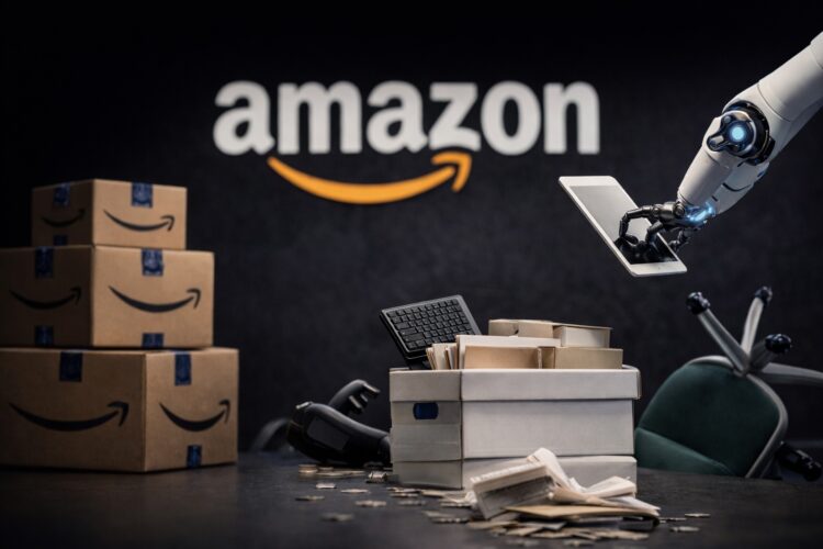 Amazon reduce empleos corporativos para acelerar su inversión en IA.