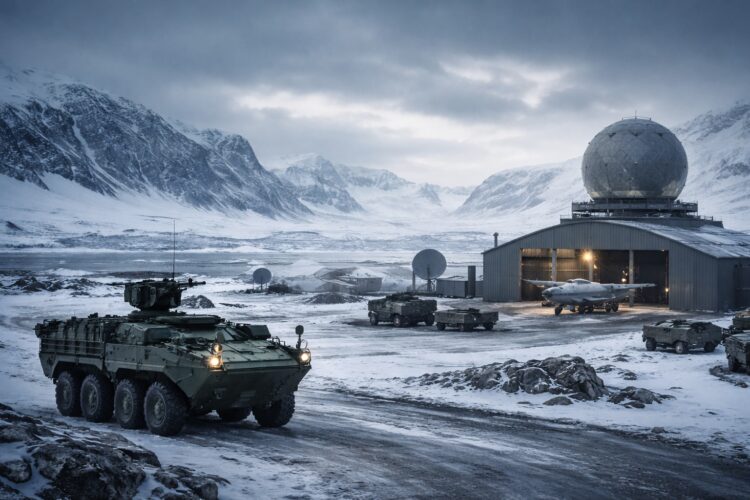 Base militar en Groenlandia con despliegue ártico que impulsa acciones de defensa.