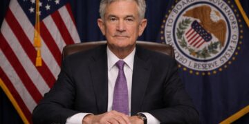 Jerome Powell preside reunión de la Fed en Washington 2026 EE.UU.