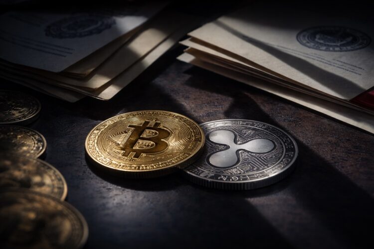 Bitcoin y XRP caen bajo presión política en Estados Unidos.