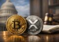 Bitcoin y XRP suben tras la Clarity Act pero sin rally.