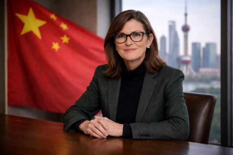 Cathie Wood vende acciones de defensa y refuerza apuesta en China.