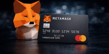 Tarjeta de MetaMask en lanzamiento en EE UU.