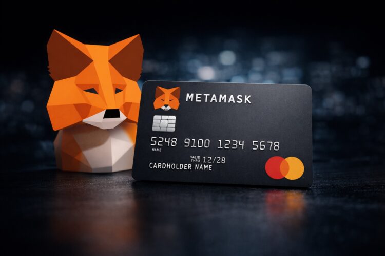 Tarjeta de MetaMask en lanzamiento en EE UU.