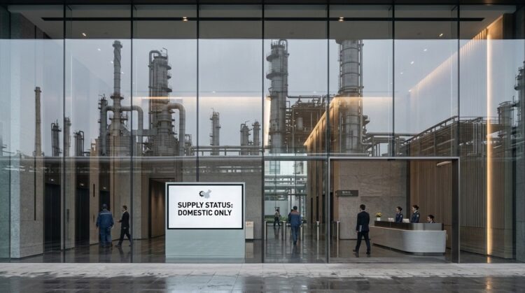 Fachada de la sede de Goldman Sachs en el bajo Manhattan, Nueva York, con gente caminando.