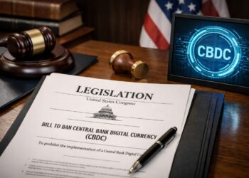 Documento legislativo para prohibir la moneda digital CBDC en EE.UU.