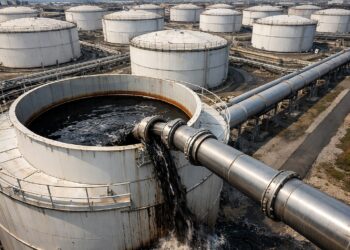 Terminal libera reservas de petróleo hacia gran oleoducto.