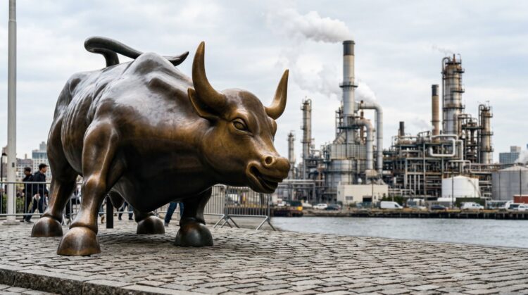 oro de Wall Street frente a refinería por tensión con Irán.