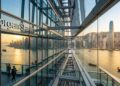 Oficinas de Morgan Stanley en Hong Kong con vistas al puerto.
