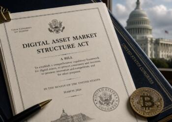 Proyecto de ley cripto de EE. UU. sobre escritorio institucional.