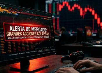 Trader reacciona a alerta de colapso bursátil y caída histórica del mercado