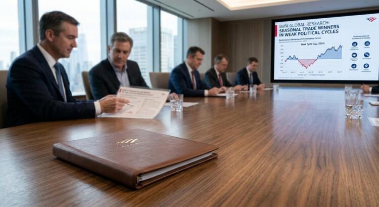 Ejecutivos revisan reporte de BofA en