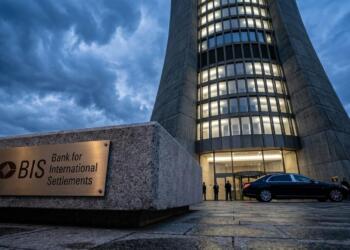 Fachada del Banco de Pagos Internacionales