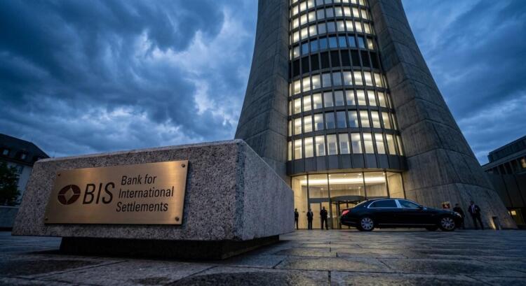 Fachada del Banco de Pagos Internacionales