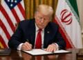 Trump firma acuerdo con Irán para poner fin al conflicto.