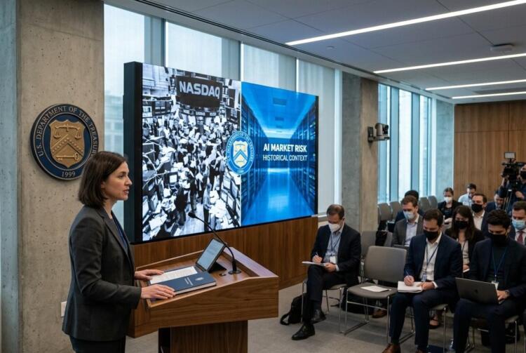 Título: Reunión de equipo en las oficinas de Citi en Nueva York Texto Alt: Profesionales en reunión de negocios dentro de la oficina de Citi con vista urbana.