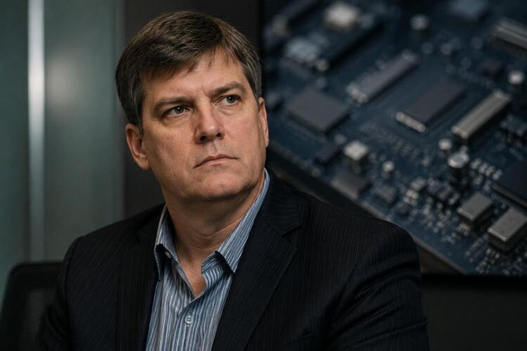 Michael Burry durante un análisis del sector tecnológico.