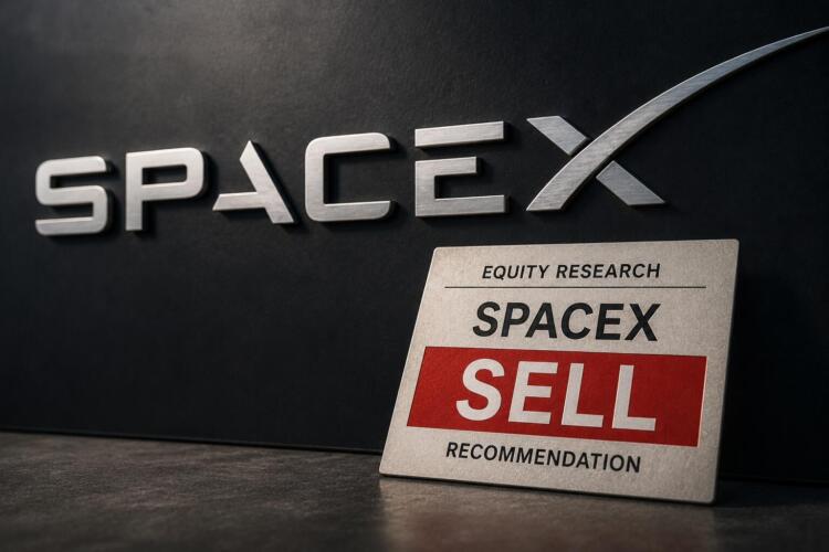 SpaceX junto a una recomendación de venta de analistas.