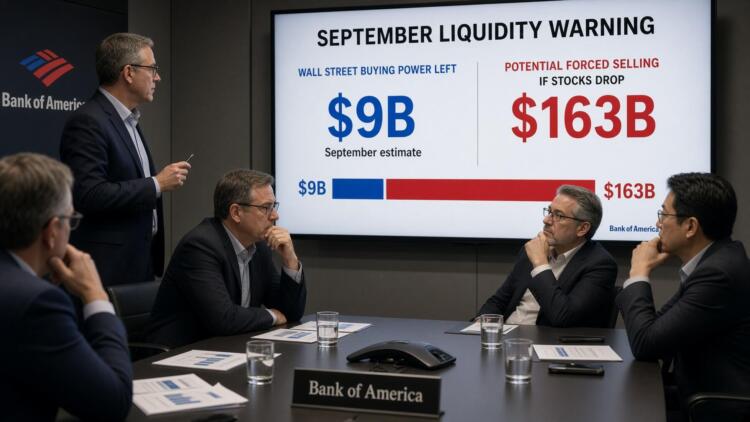 Ejecutivos de Bank of America discuten advertencia de liquidez y ventas forzadas.