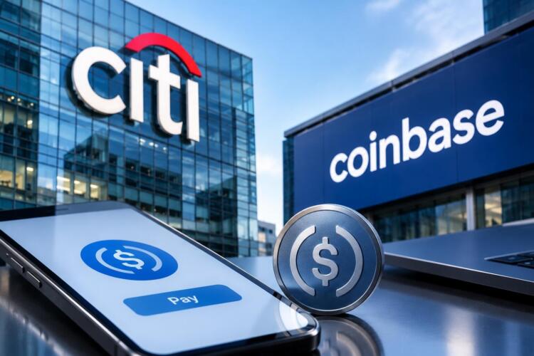 Citi y Coinbase integran pagos con stablecoins para empresas