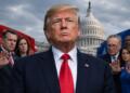 Donald Trump frente al Capitolio con legisladores en desacuerdo.