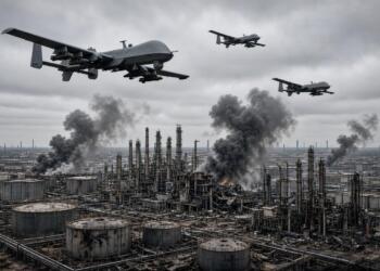 Los ataques con drones de Ucrania paralizan.