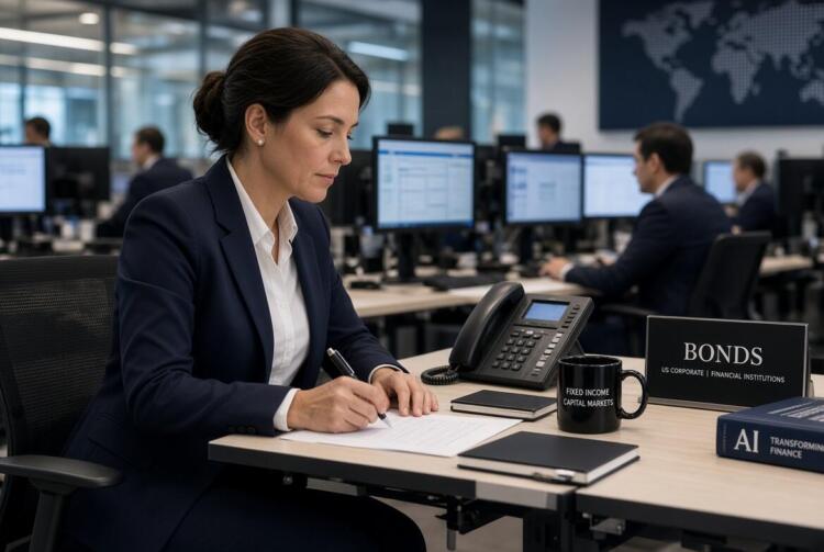 Analista financiera en oficina de mercados de capitales y bonos